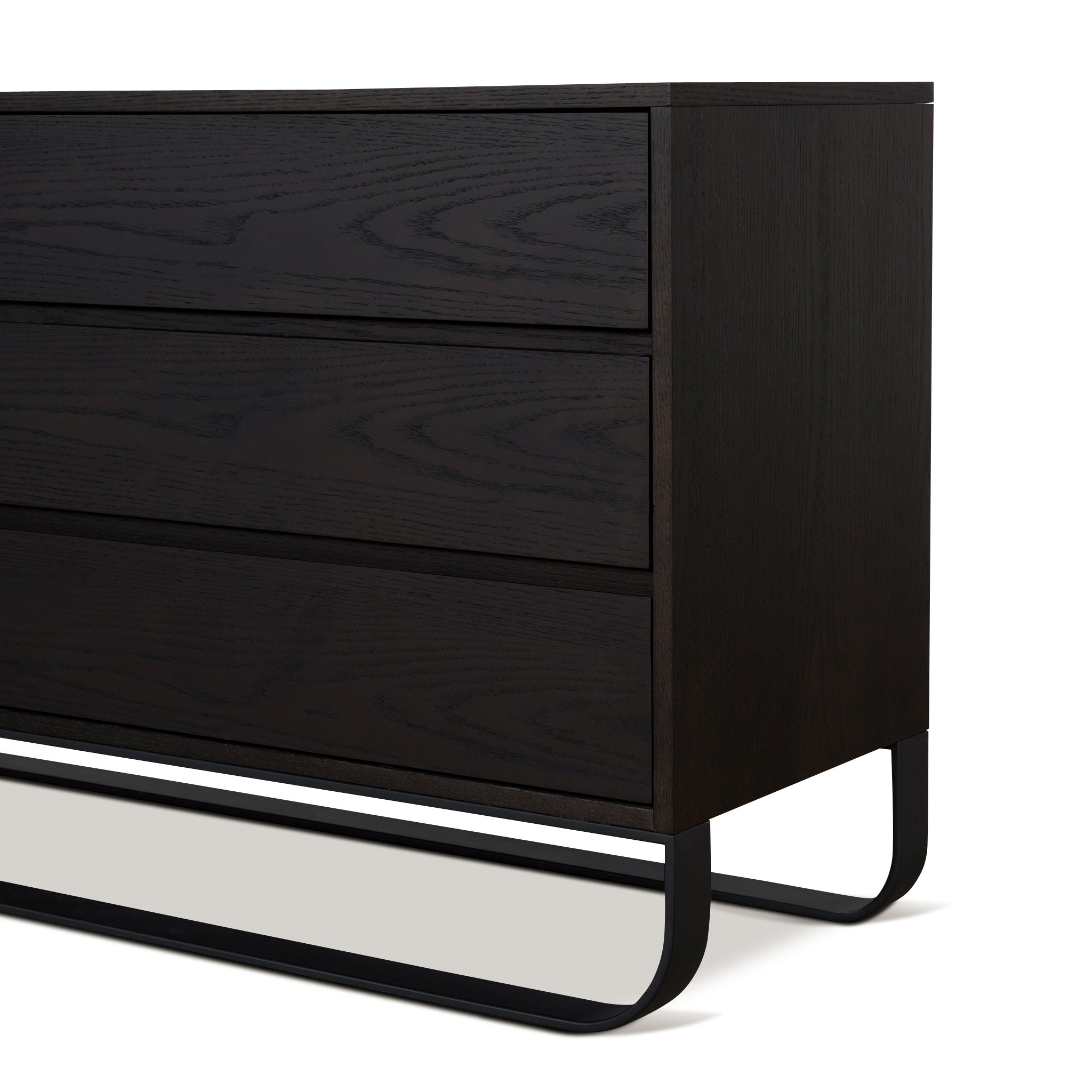 1.6m Padova Dresser Unit - Dark Walnut