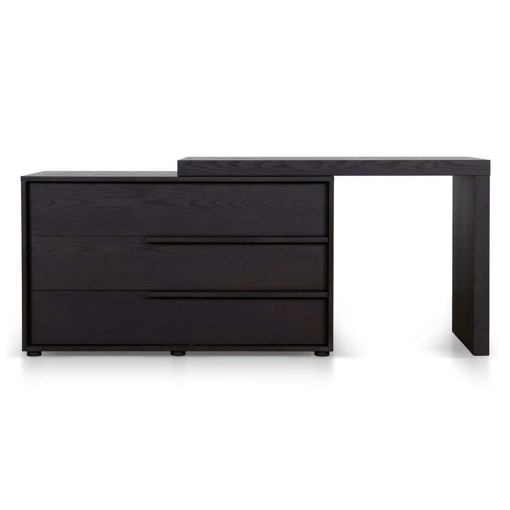 Extendable Padova Dresser Unit - Dark Walnut