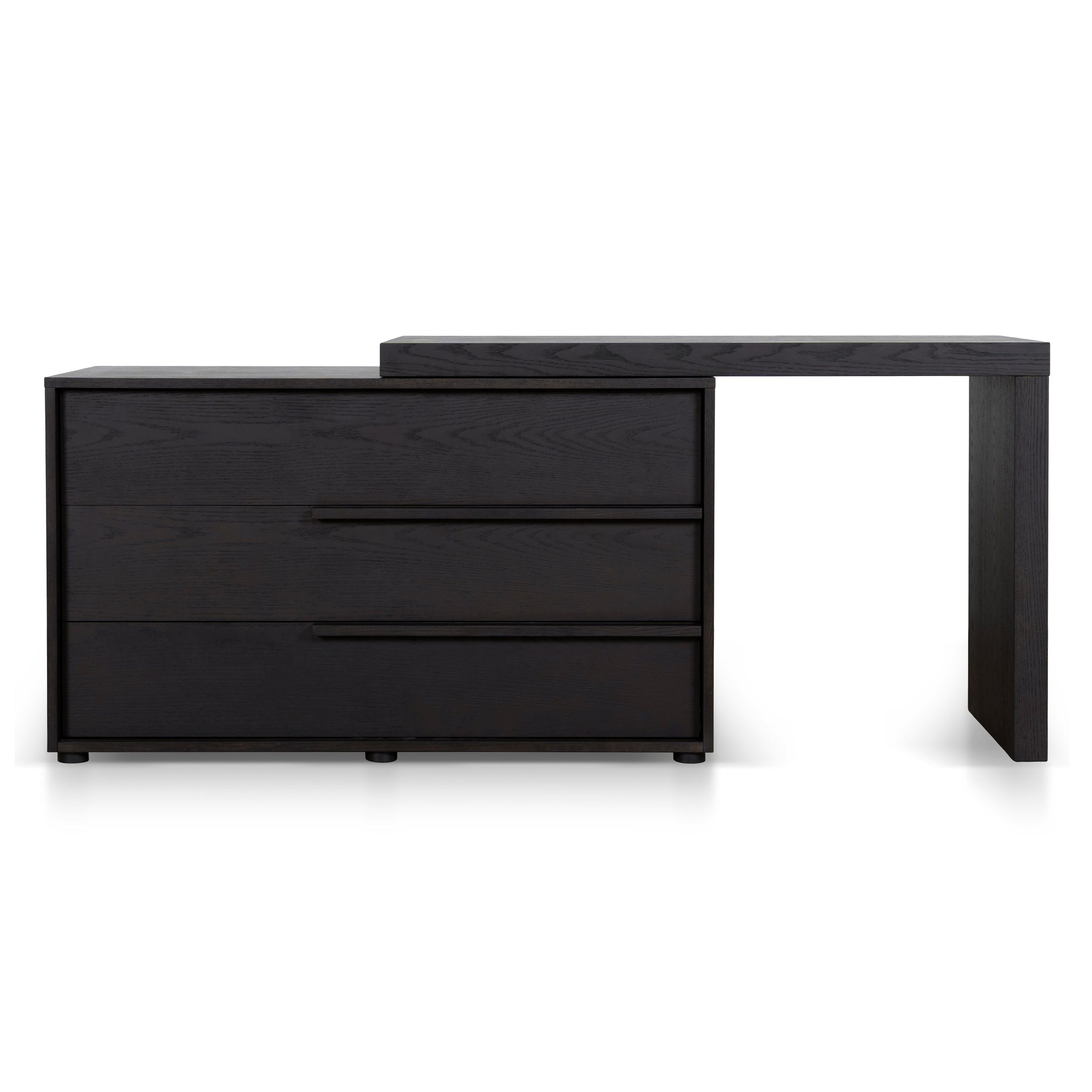Extendable Padova Dresser Unit - Dark Walnut
