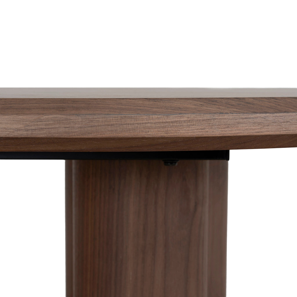1.8m Oval Siena Dining Table - Walnut