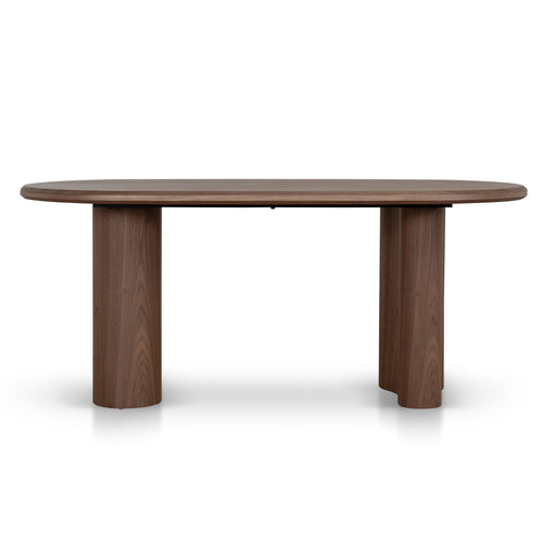 1.8m Oval Siena Dining Table - Walnut