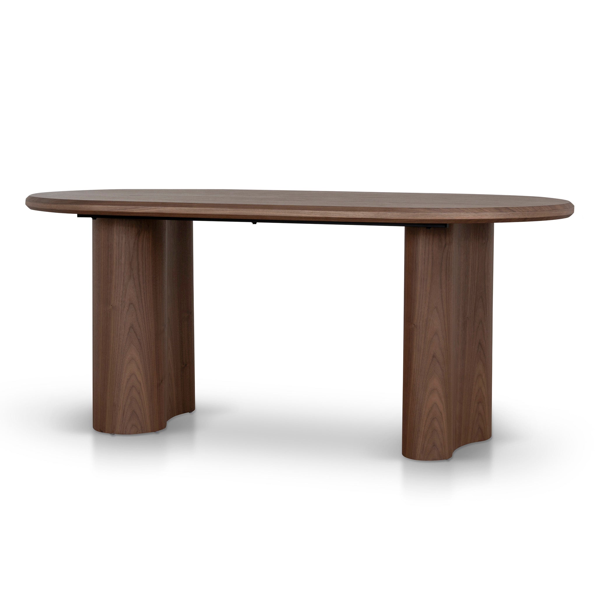 1.8m Oval Siena Dining Table - Walnut