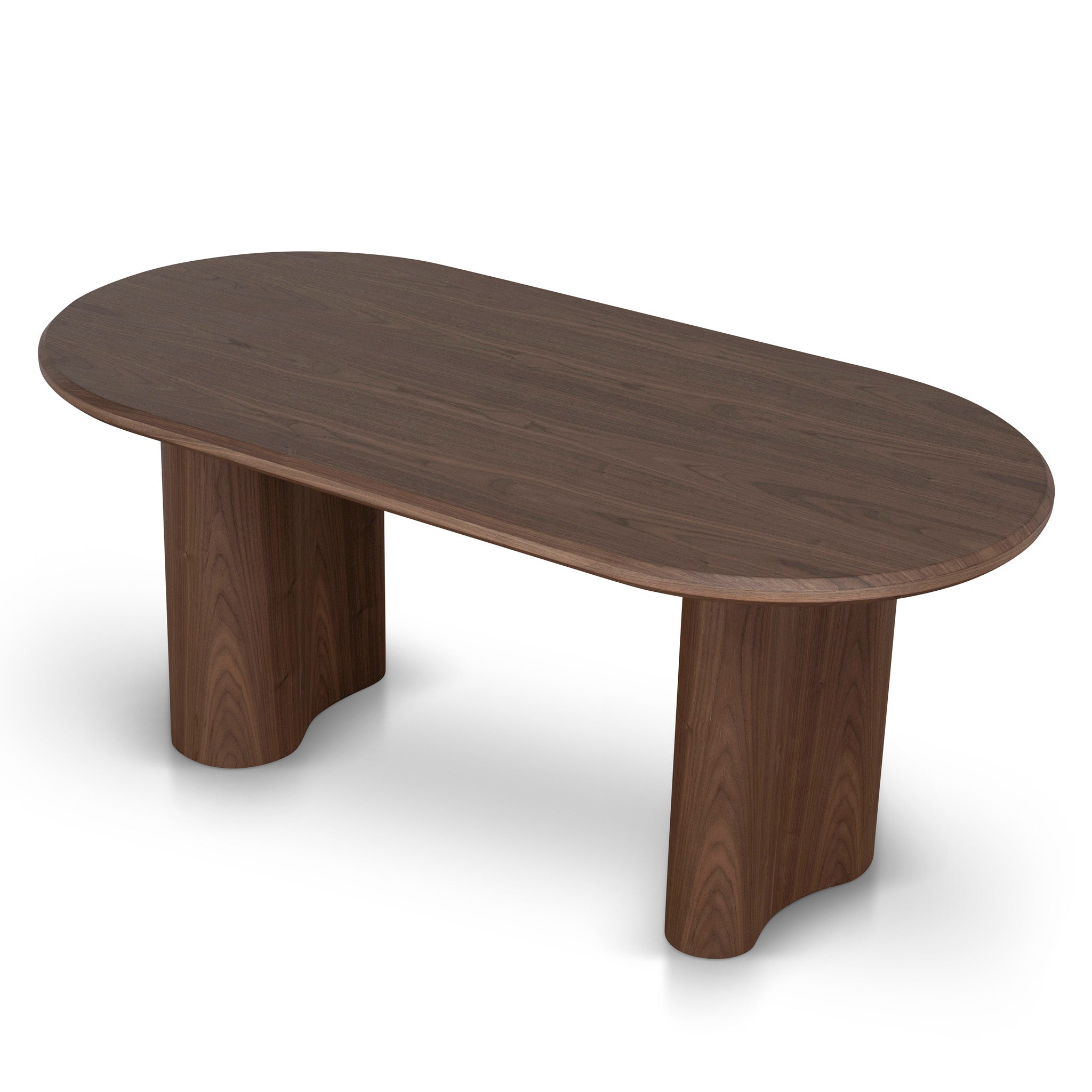 1.8m Oval Siena Dining Table - Walnut