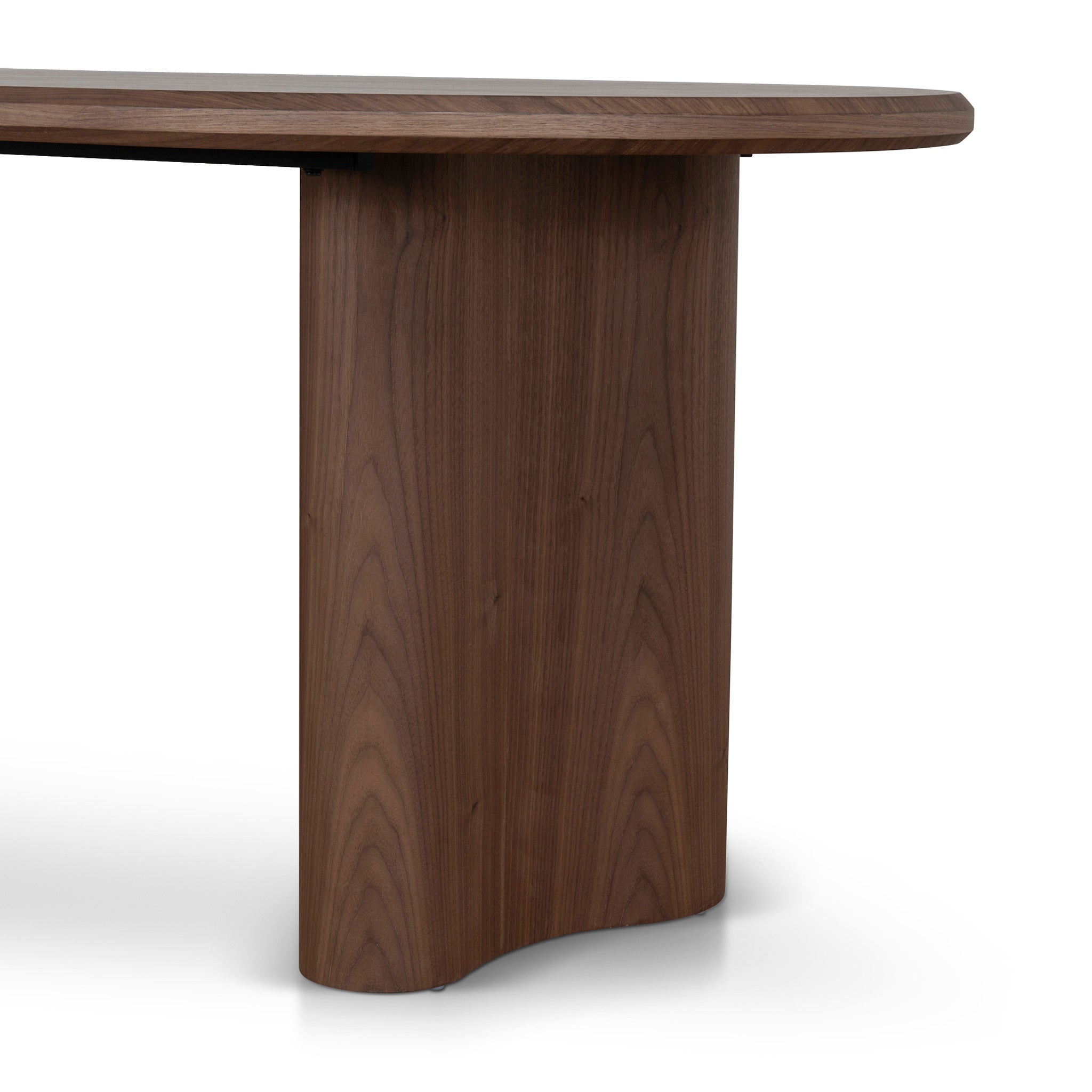 1.8m Oval Siena Dining Table - Walnut