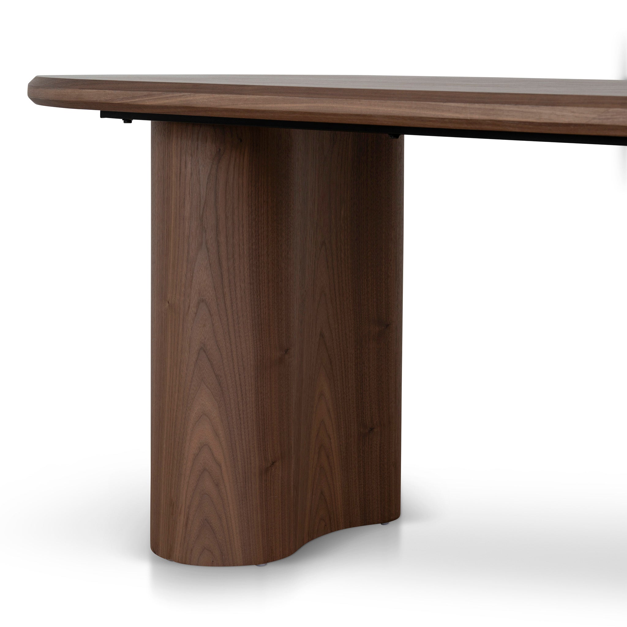 1.8m Oval Siena Dining Table - Walnut