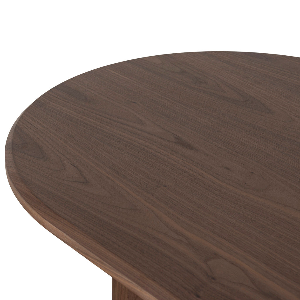 1.8m Oval Siena Dining Table - Walnut