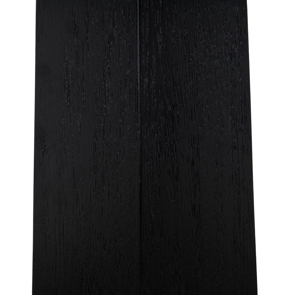 1.2m Round Siena Dining Table - Full Black