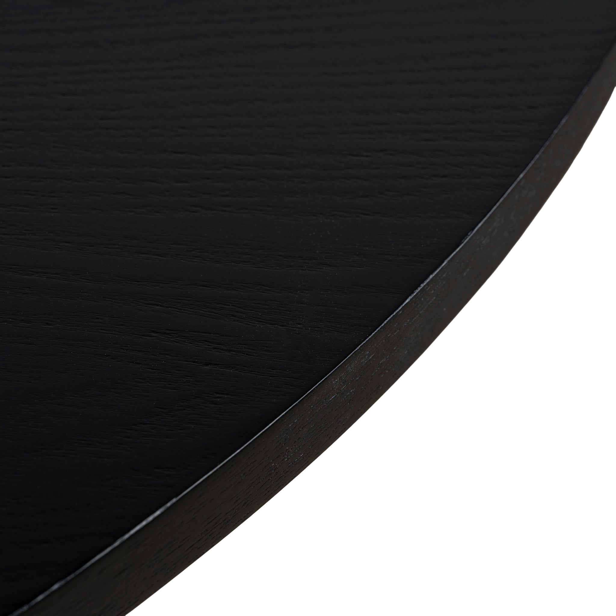 1.2m Round Siena Dining Table - Full Black