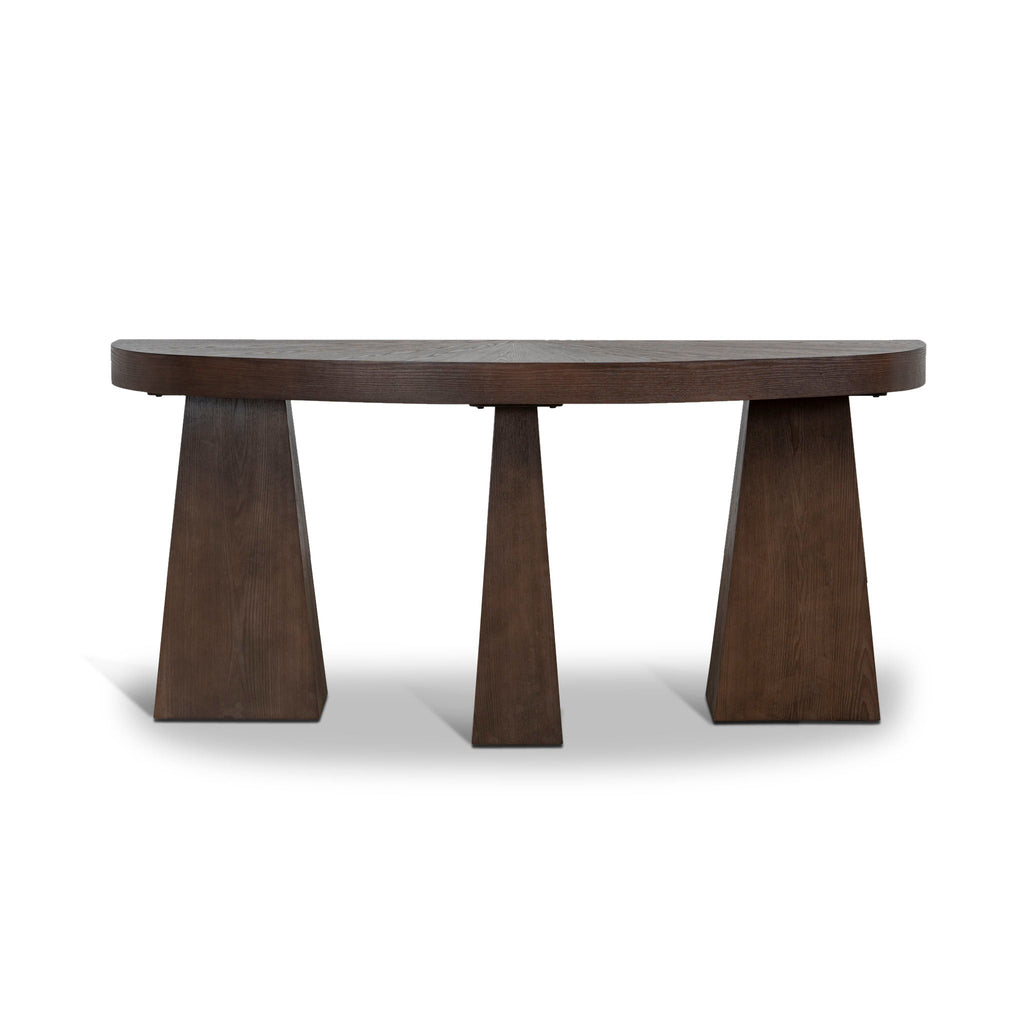 1.7m Ferrara Console Table - Full Walnut