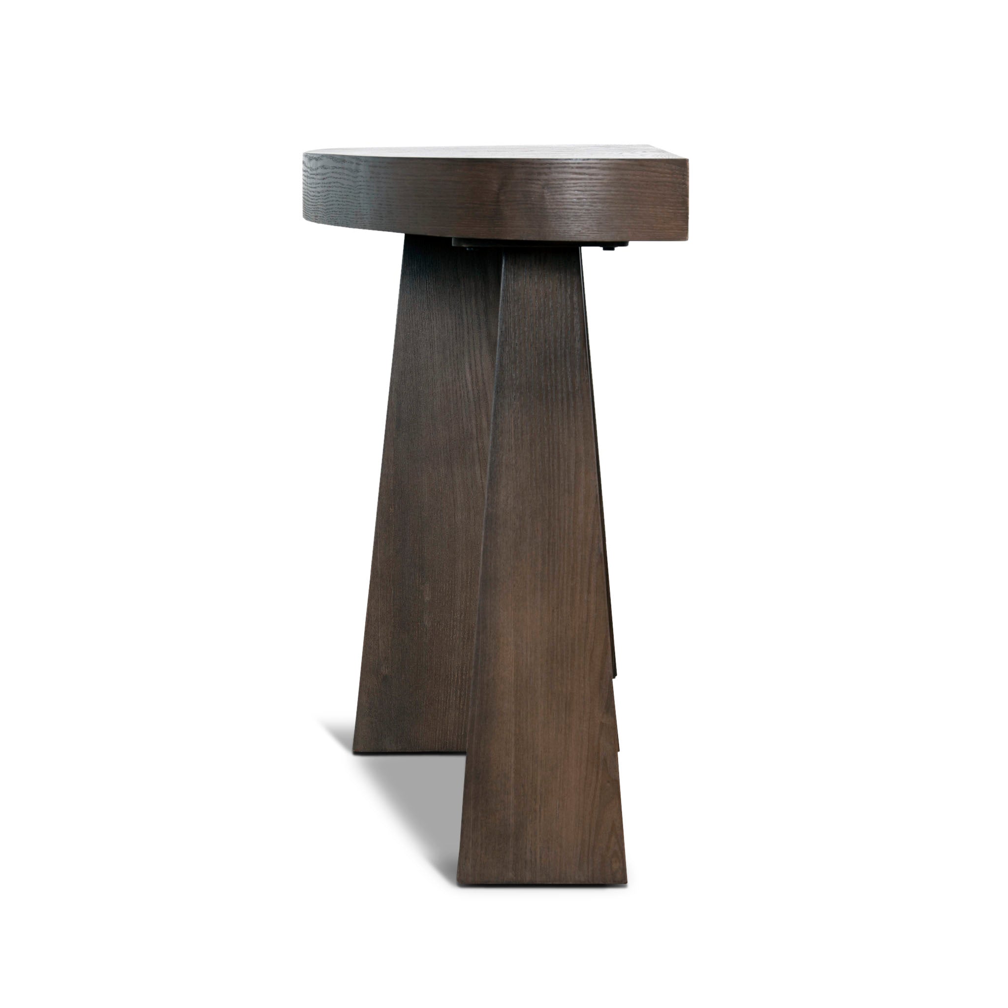 1.7m Ferrara Console Table - Full Walnut