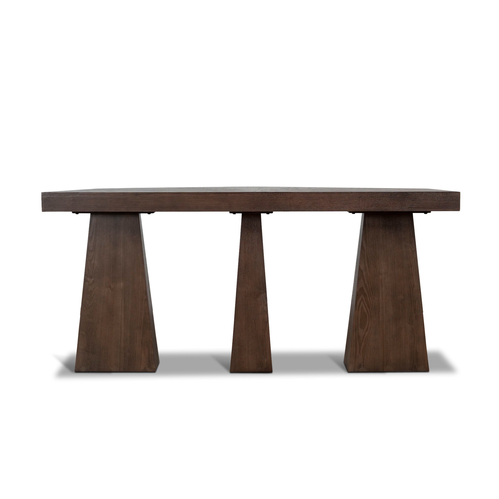 1.7m Ferrara Console Table - Full Walnut