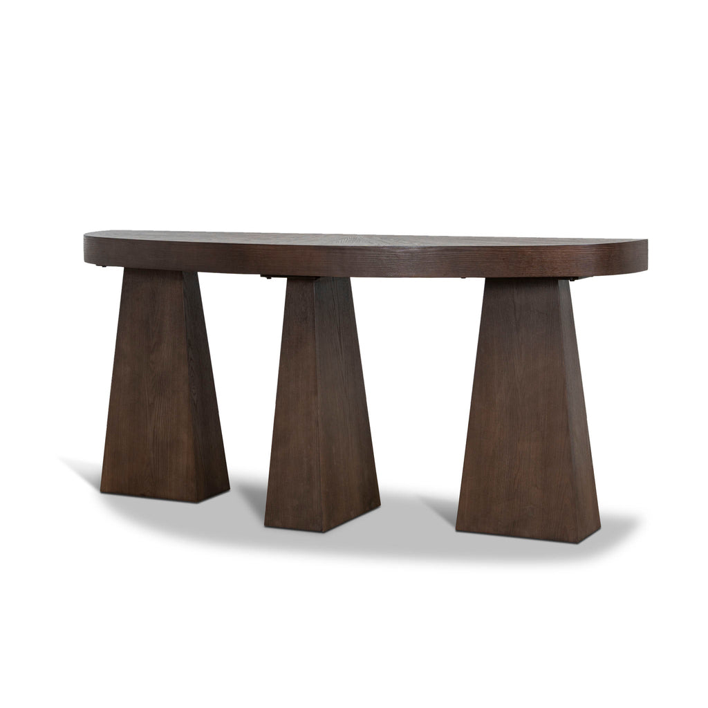 1.7m Ferrara Console Table - Full Walnut