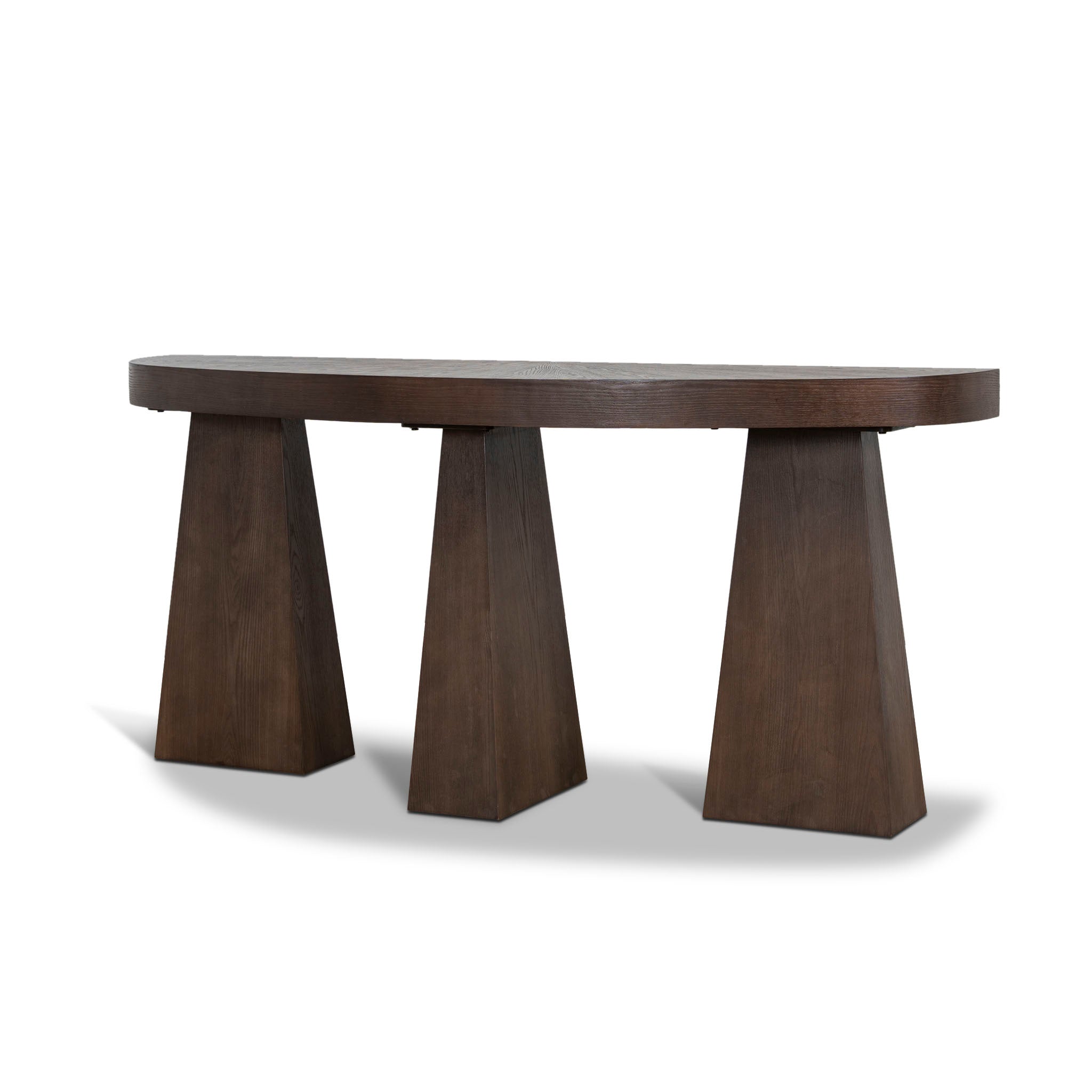 1.7m Ferrara Console Table - Full Walnut