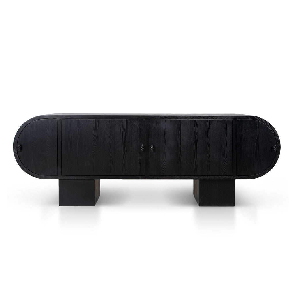 2.2m Sideboard Unit - Full Black