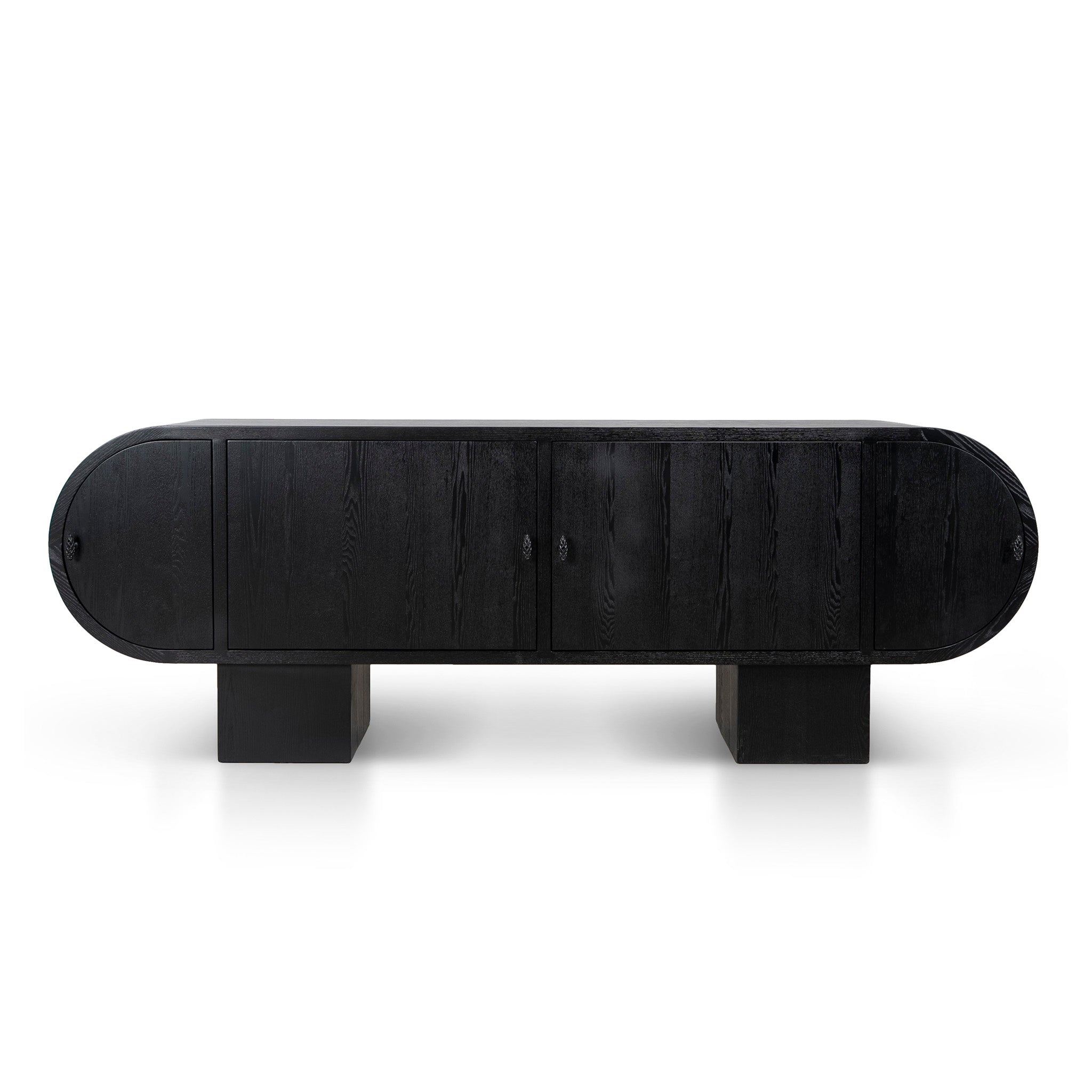 2.2m Sideboard Unit - Full Black
