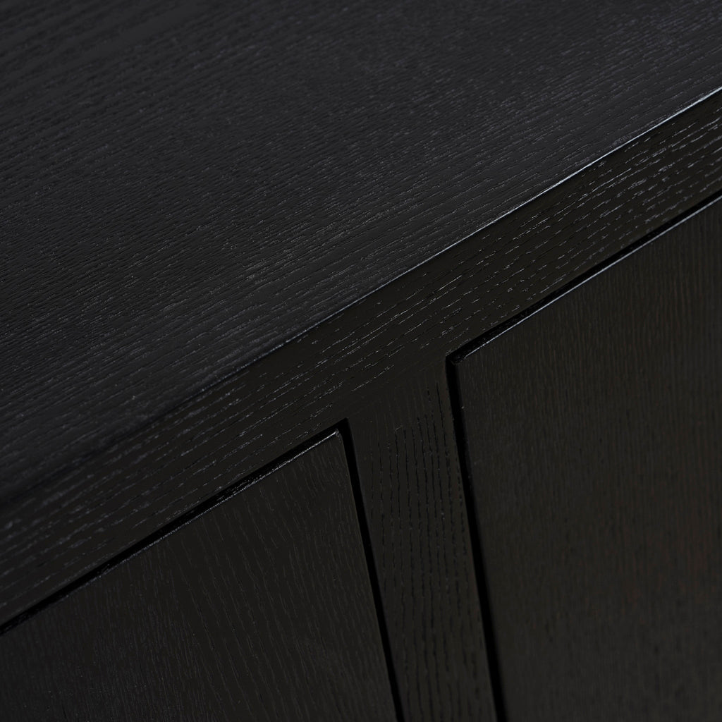 2.2m Sideboard Unit - Full Black
