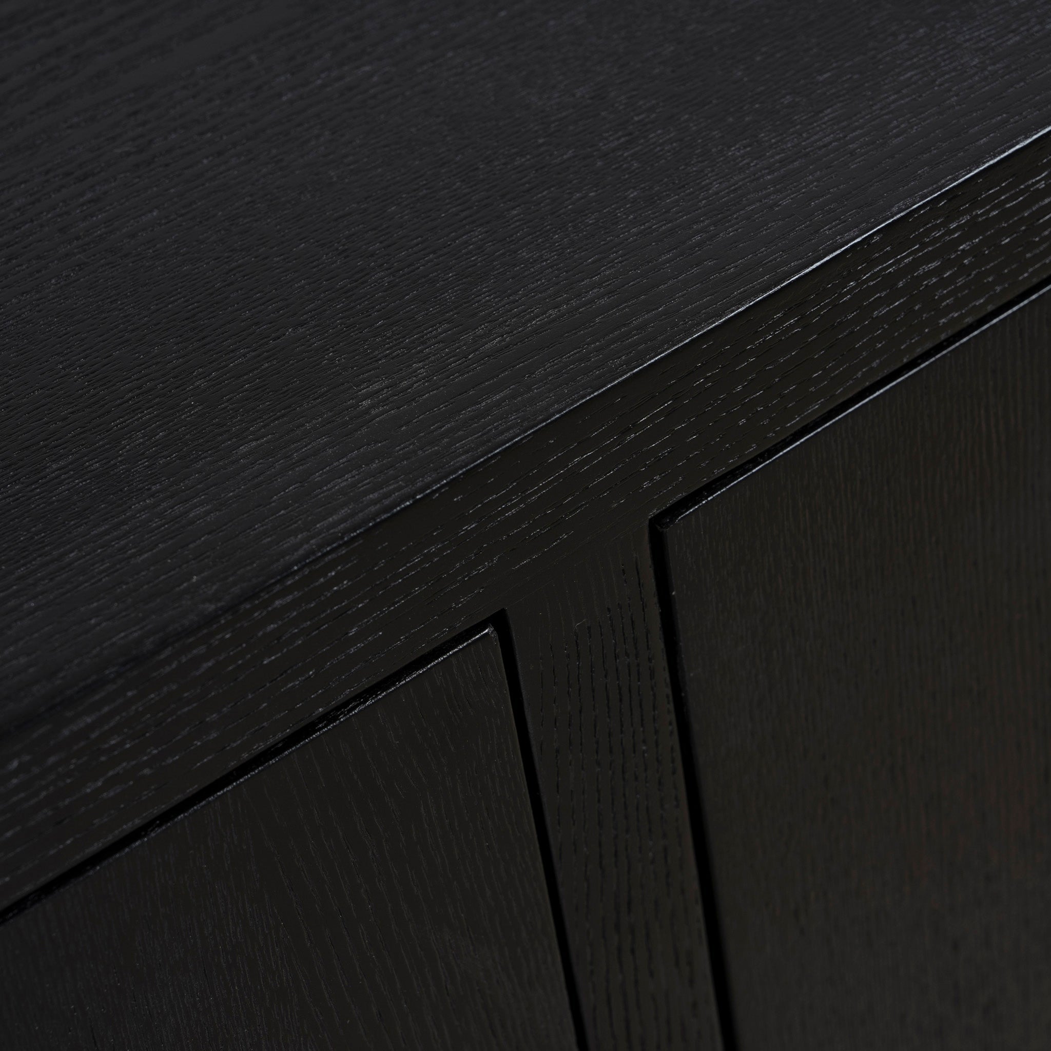 2.2m Sideboard Unit - Full Black