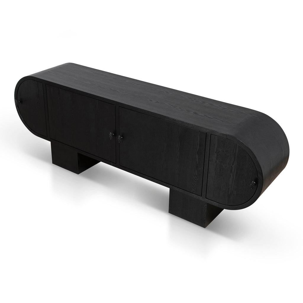 2.2m Sideboard Unit - Full Black
