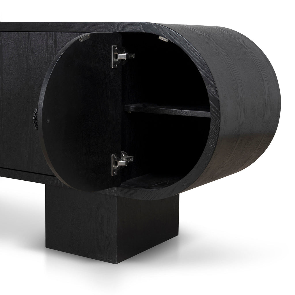 2.2m Sideboard Unit - Full Black