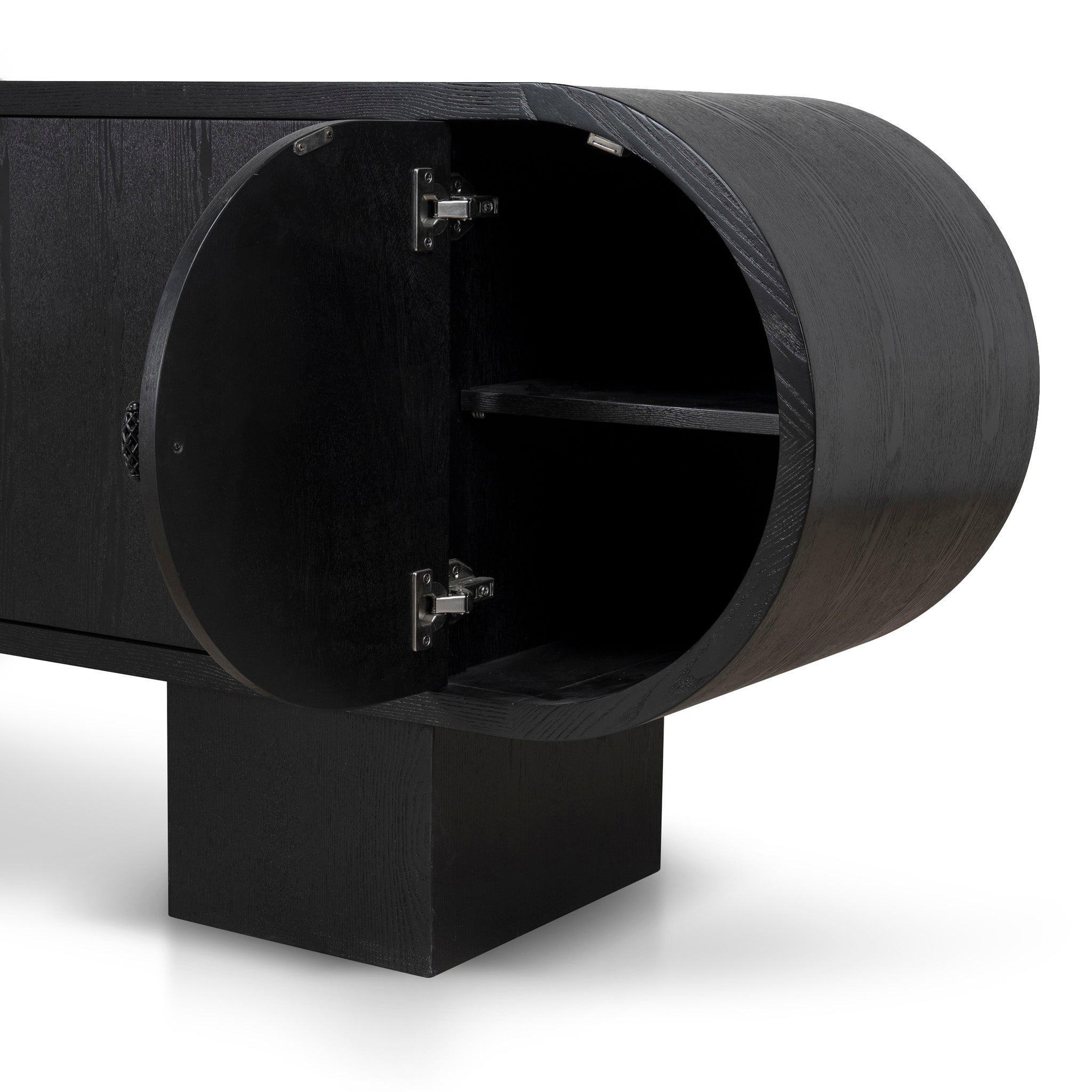 2.2m Sideboard Unit - Full Black