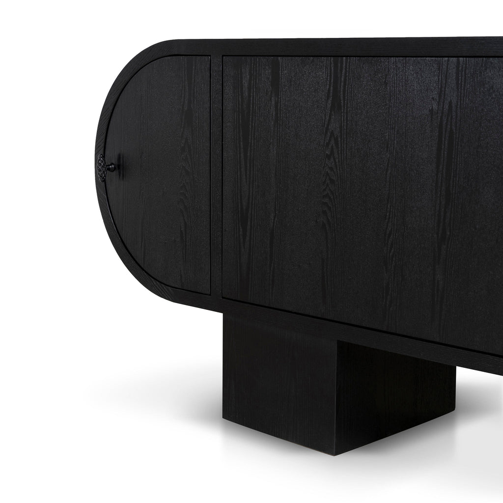 2.2m Sideboard Unit - Full Black