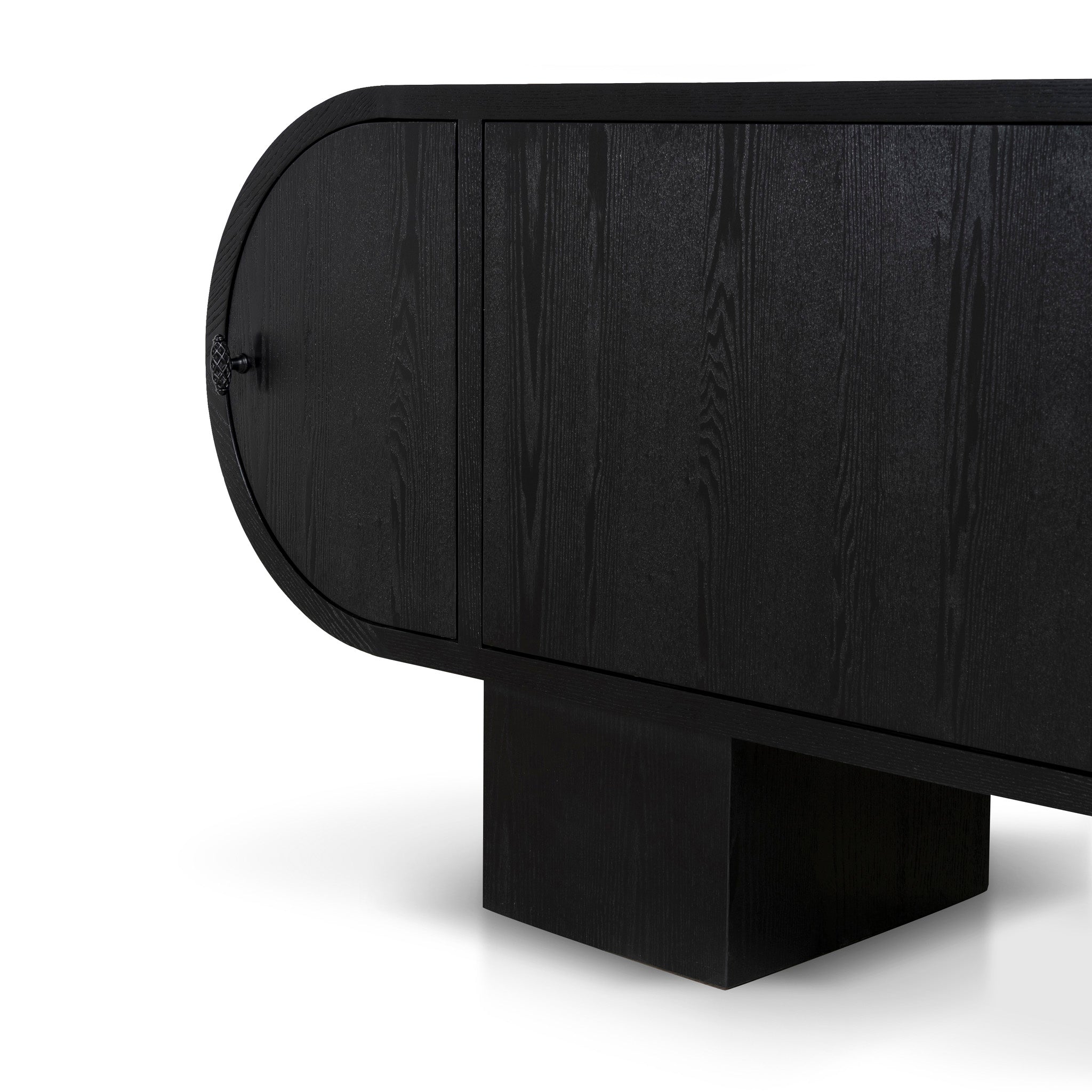 2.2m Sideboard Unit - Full Black