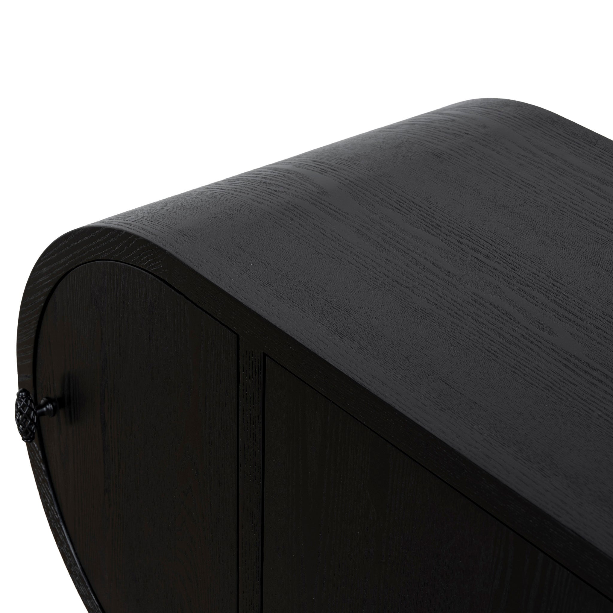 2.2m Sideboard Unit - Full Black