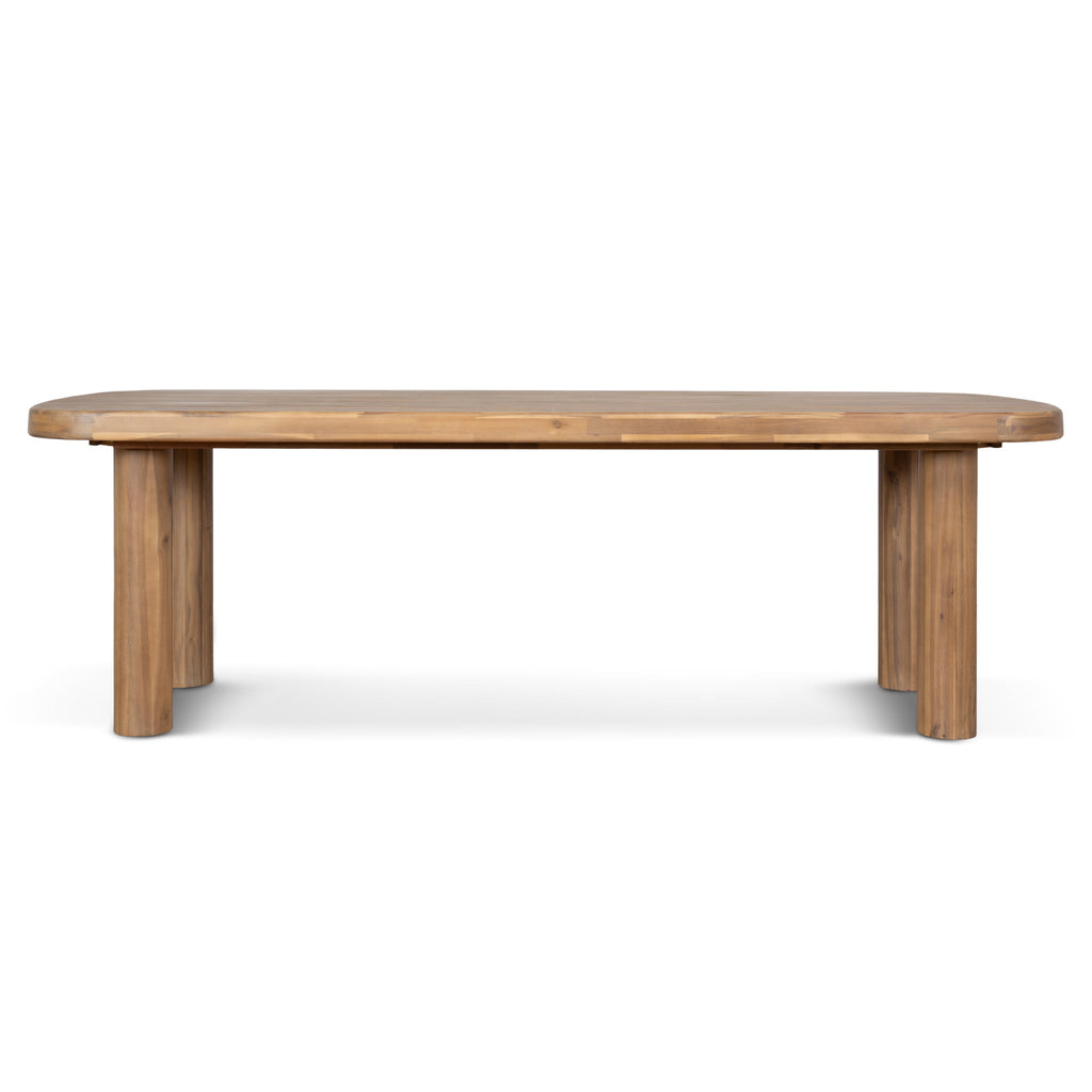 2.5m Outdoor Siena Dining Table - Natural