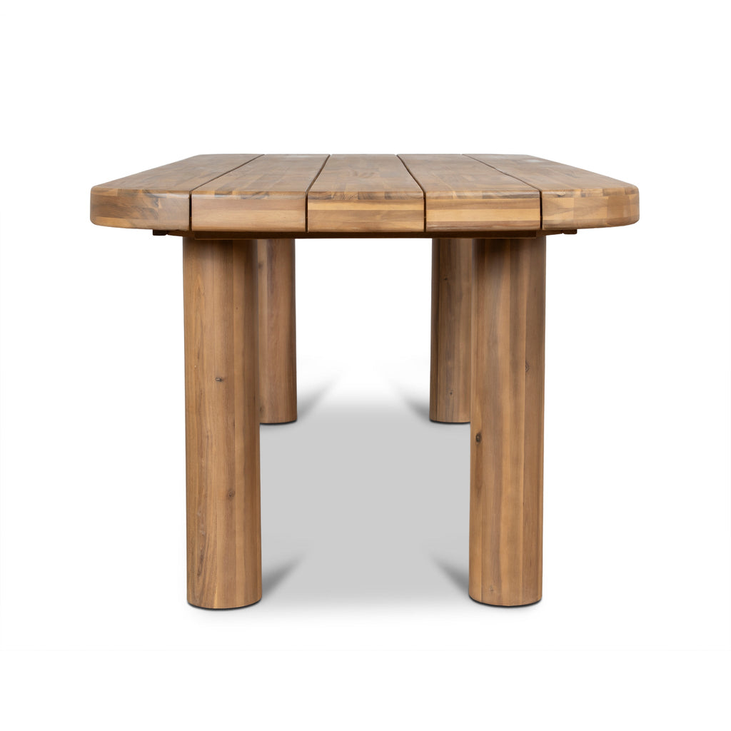 2.5m Outdoor Siena Dining Table - Natural