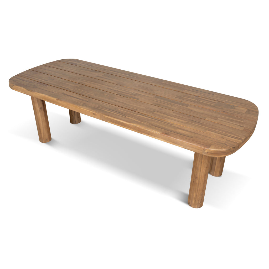 2.5m Outdoor Siena Dining Table - Natural