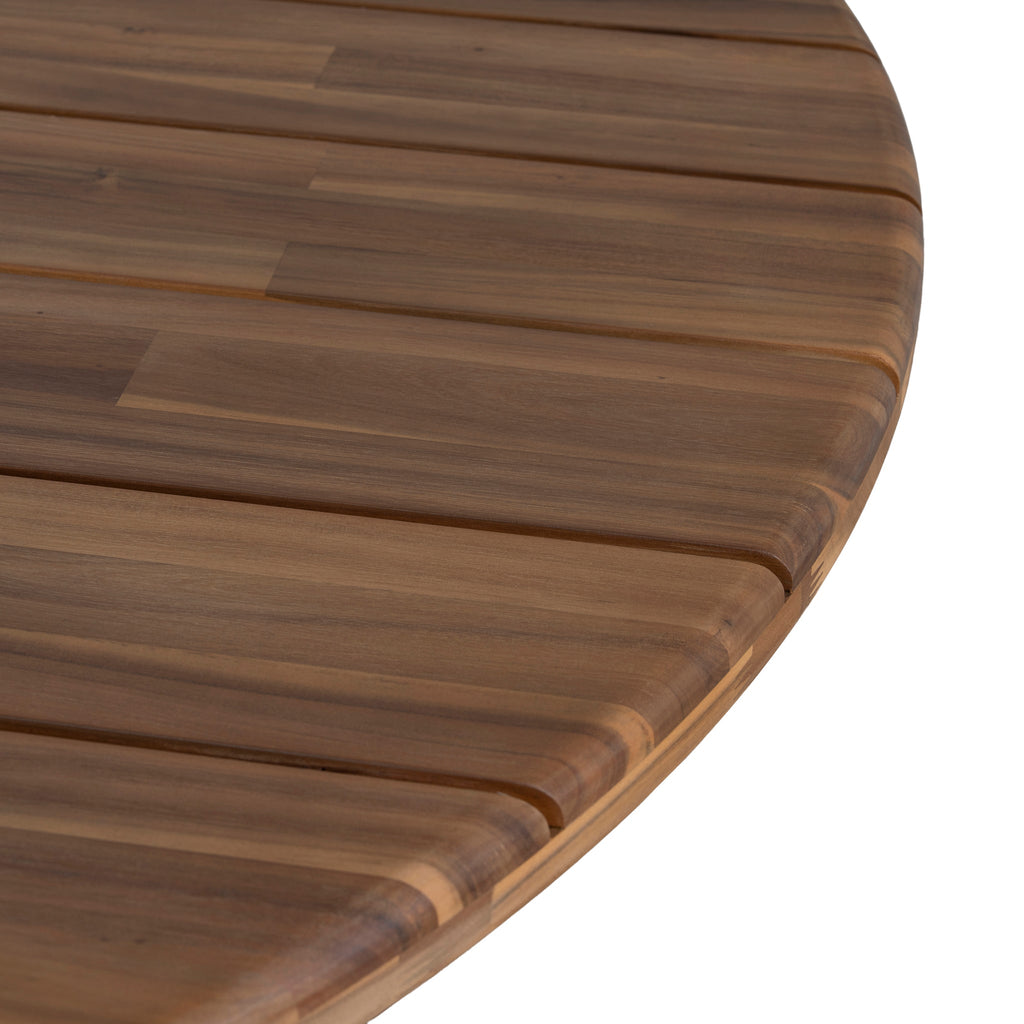 1.4m Round Outdoor Siena Dining Table - Natural