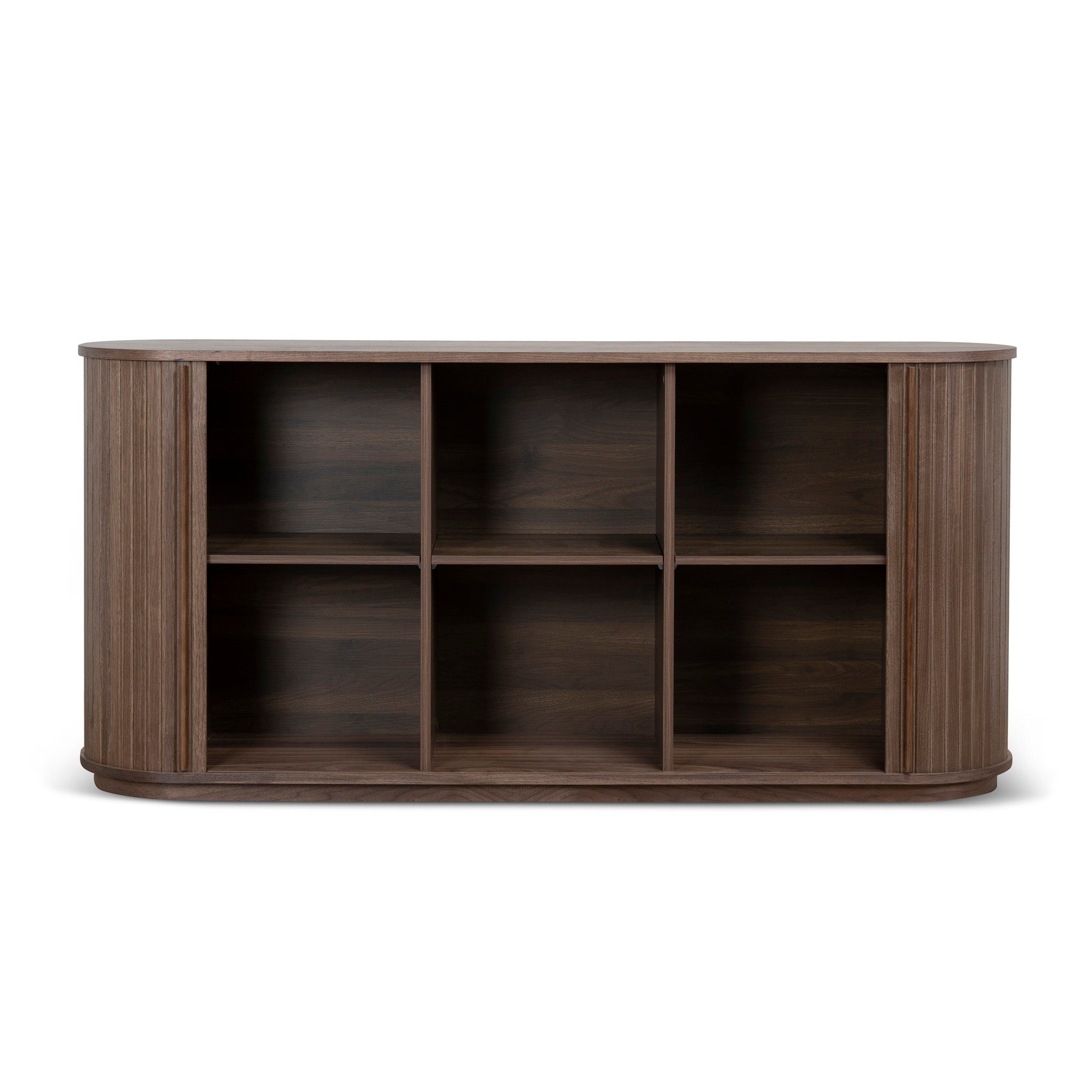 1.7m Wooden Buffets Unit - Walnut