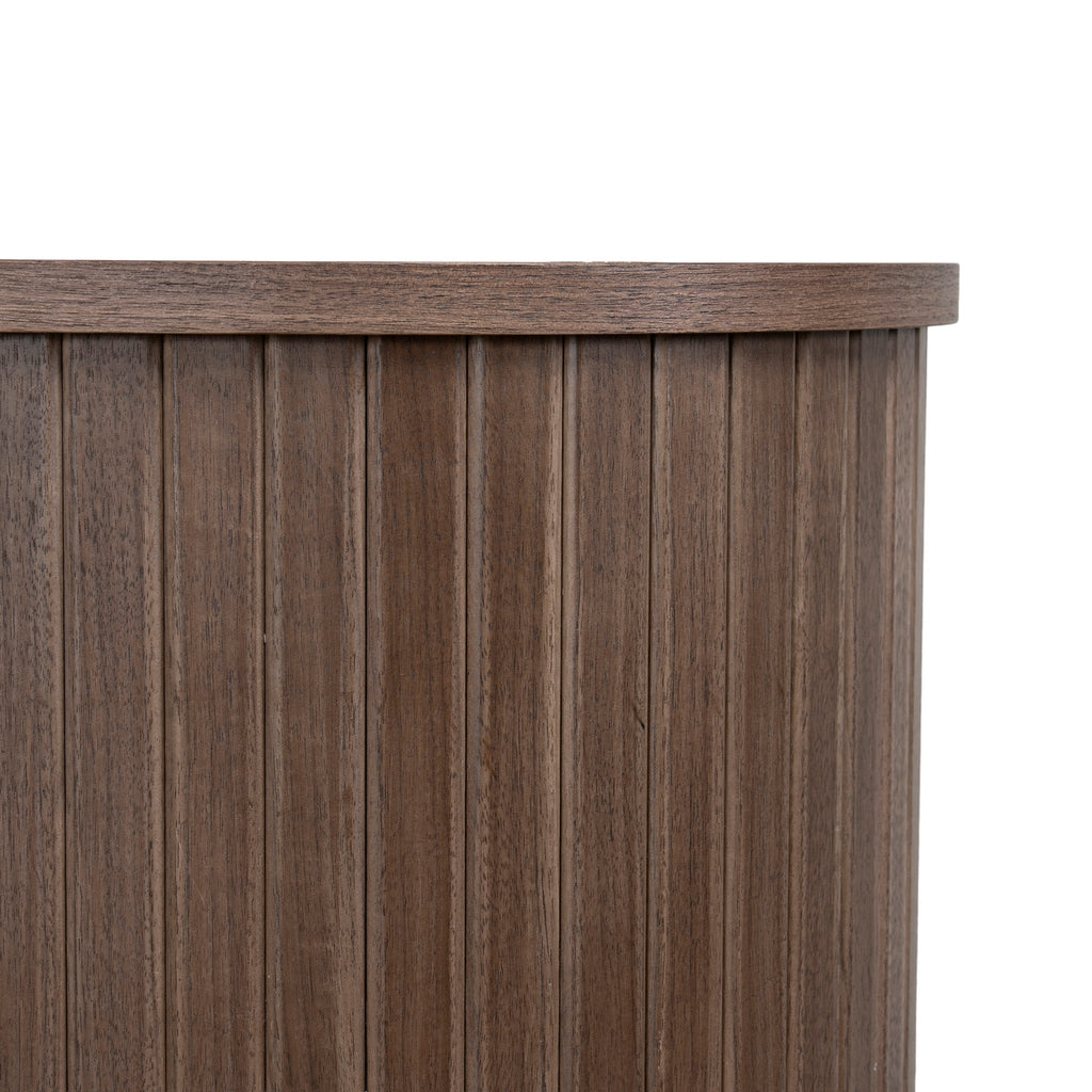 1.7m Wooden Buffets Unit - Walnut