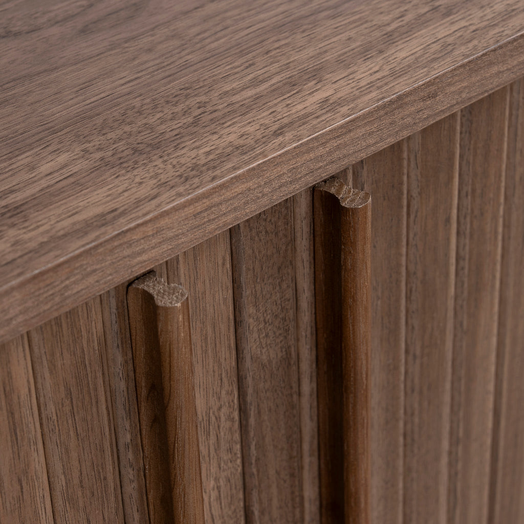 1.7m Wooden Buffets Unit - Walnut