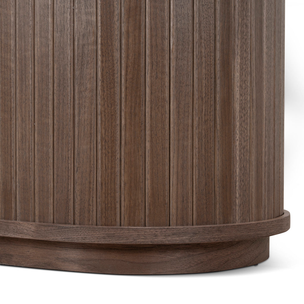 1.7m Wooden Buffets Unit - Walnut