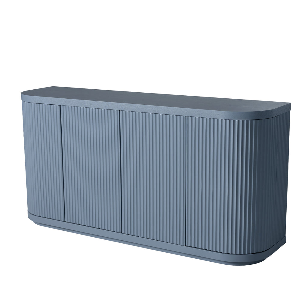 1.6m Veneer Top Modena Buffet Unit - Light Blue