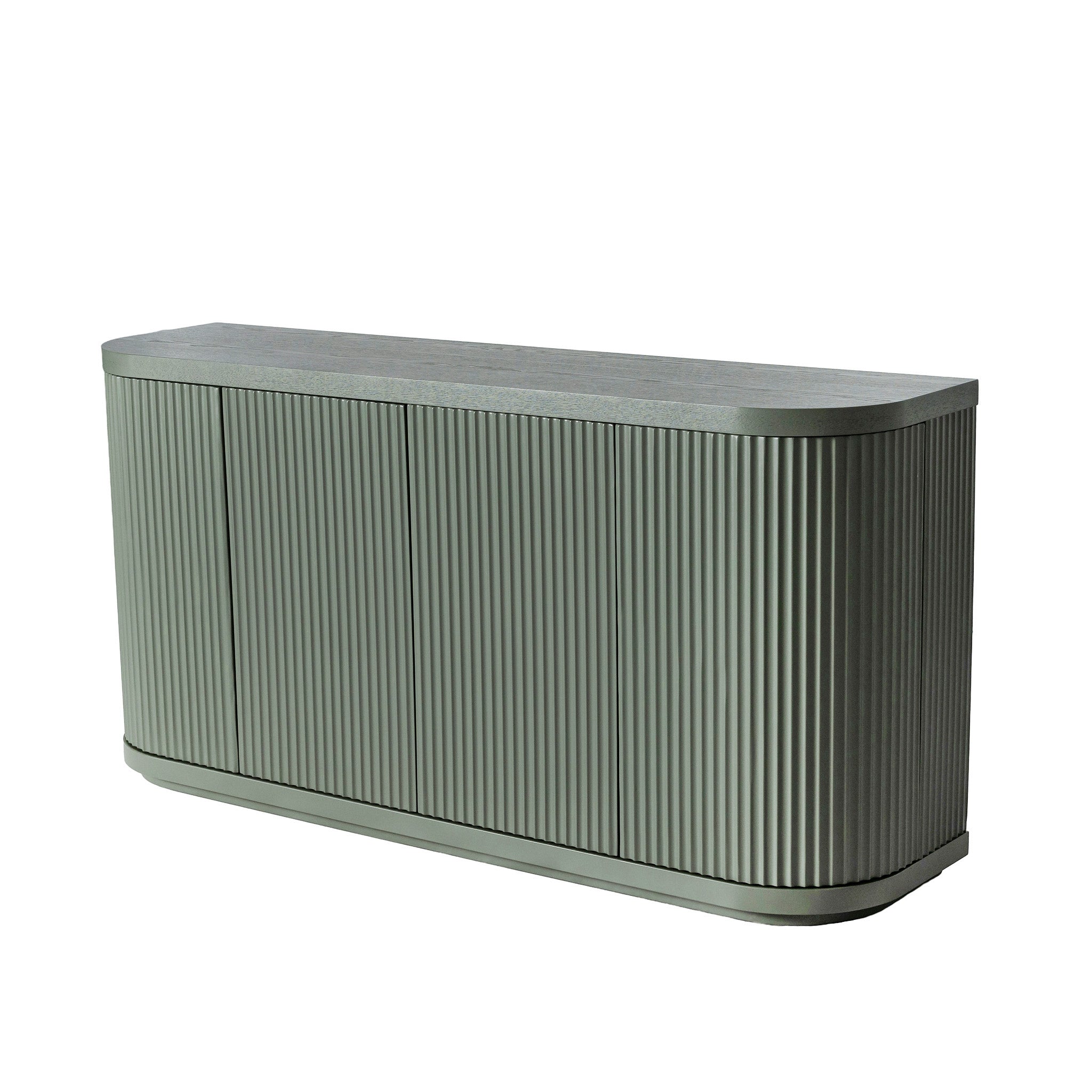 1.6m Veneer Top Modena Buffet Unit - Sage Green