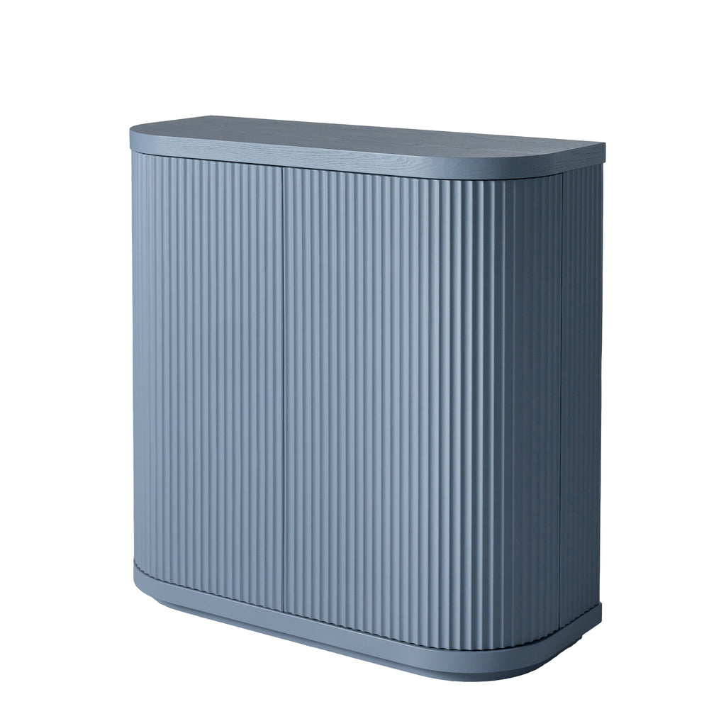 100cm Wooden Storage Cabinet - Light Blue