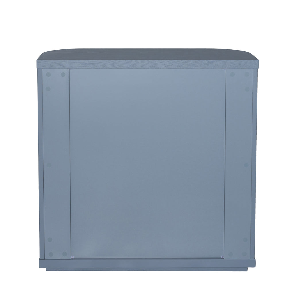 100cm Wooden Storage Cabinet - Light Blue