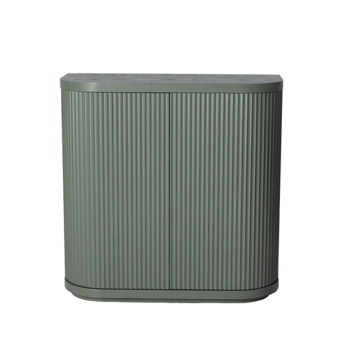 100cm Wooden Storage Cabinet - Sage Green