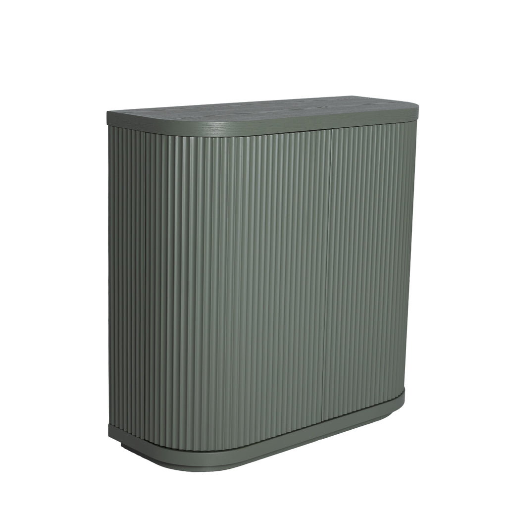 100cm Wooden Storage Cabinet - Sage Green