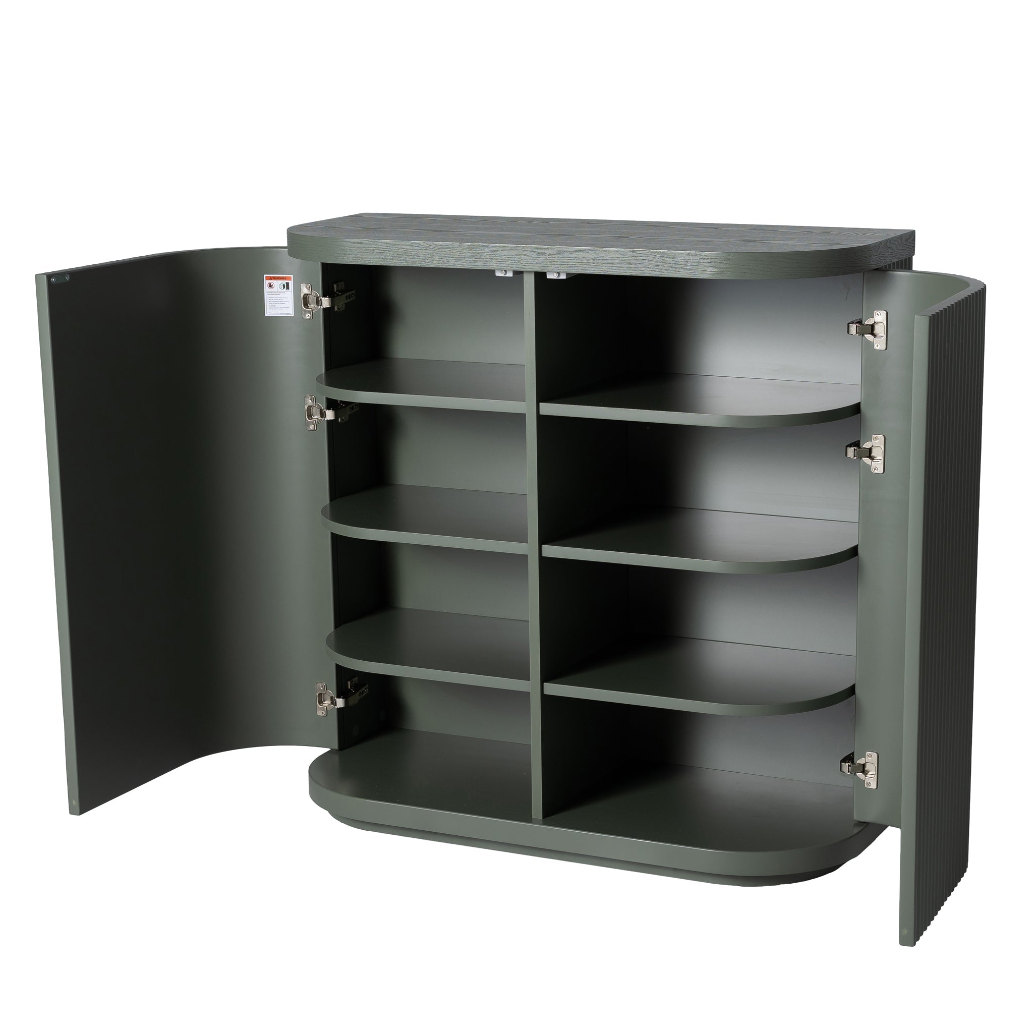 100cm Wooden Storage Cabinet - Sage Green
