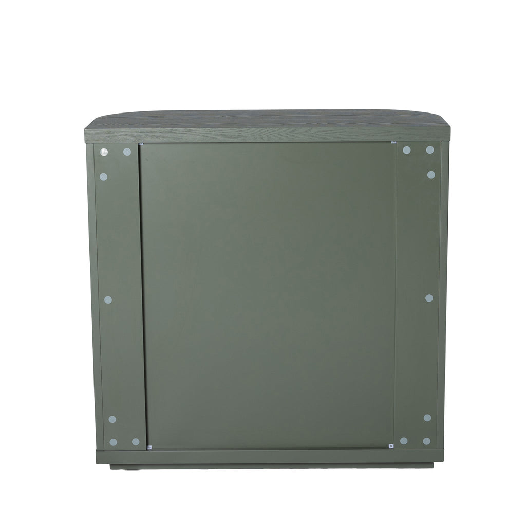 100cm Wooden Storage Cabinet - Sage Green
