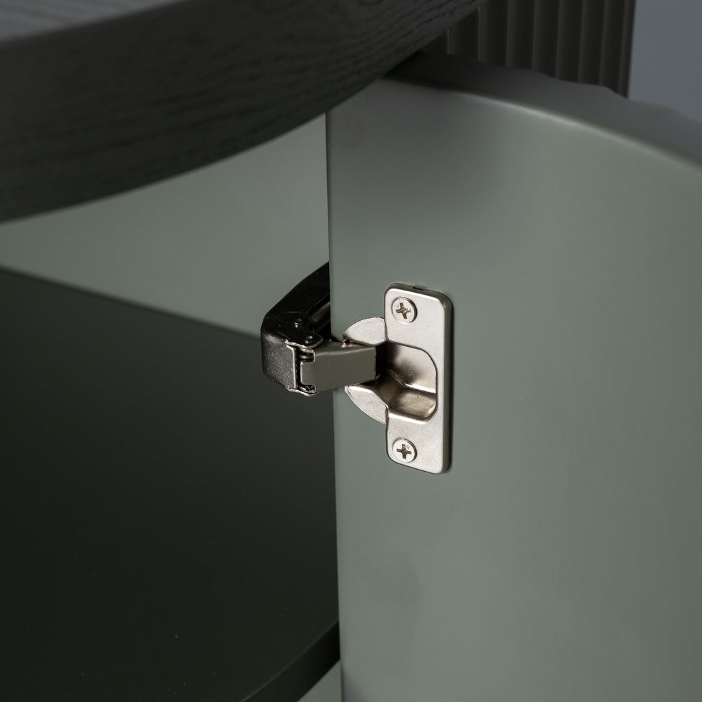 100cm Wooden Storage Cabinet - Sage Green