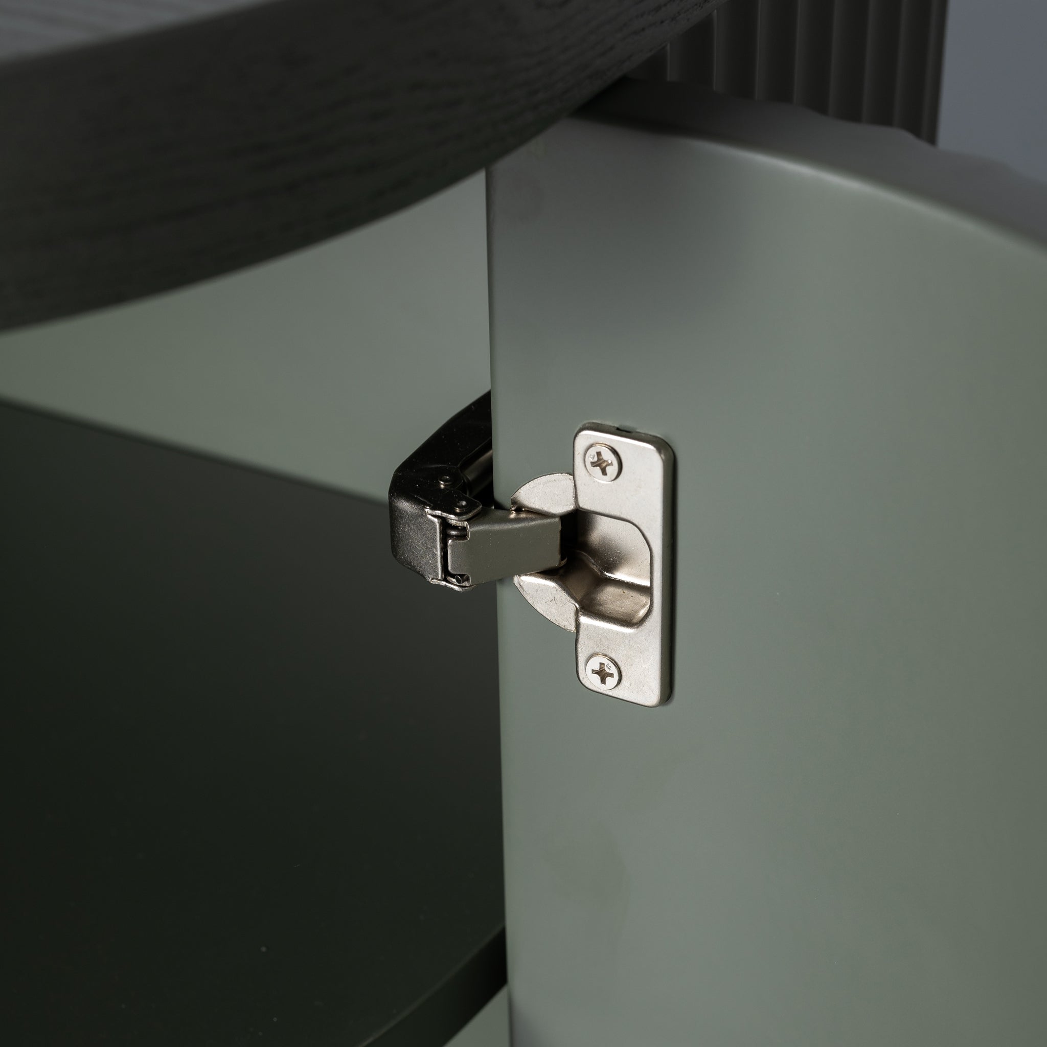 100cm Wooden Storage Cabinet - Sage Green