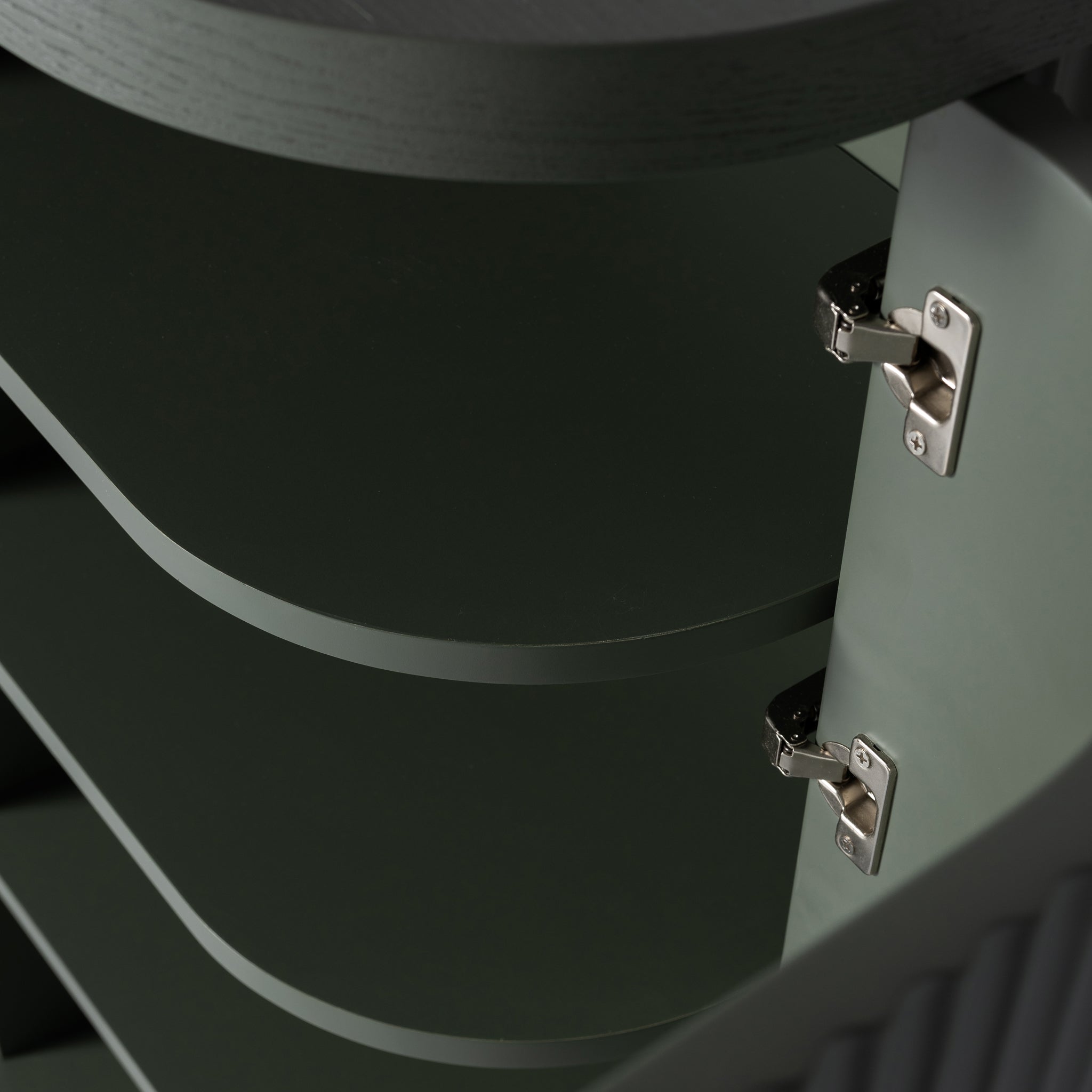 100cm Wooden Storage Cabinet - Sage Green