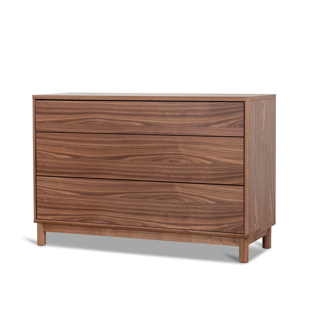 3 Drawers Padova Dresser Unit - Walnut