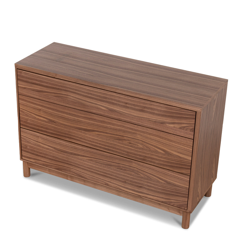 3 Drawers Padova Dresser Unit - Walnut