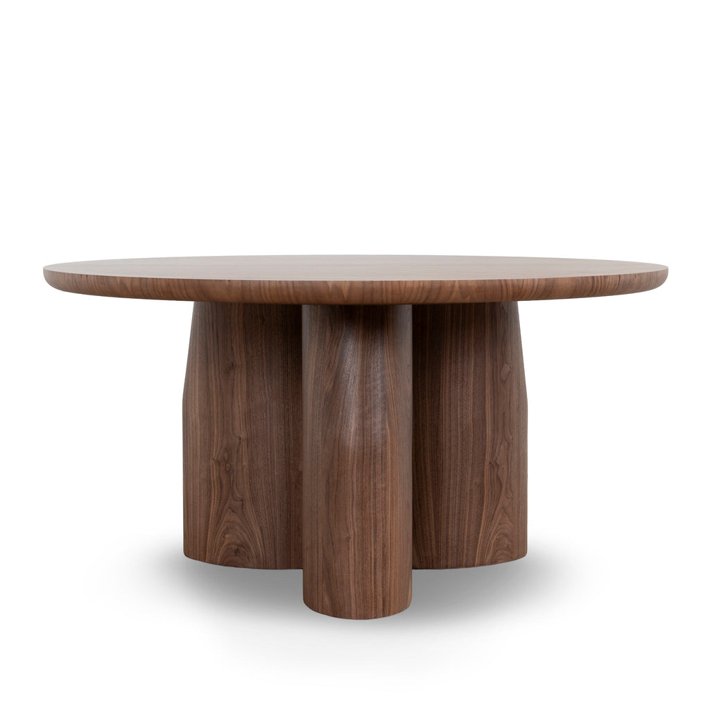 1.5m Round Siena Dining Table - Walnut