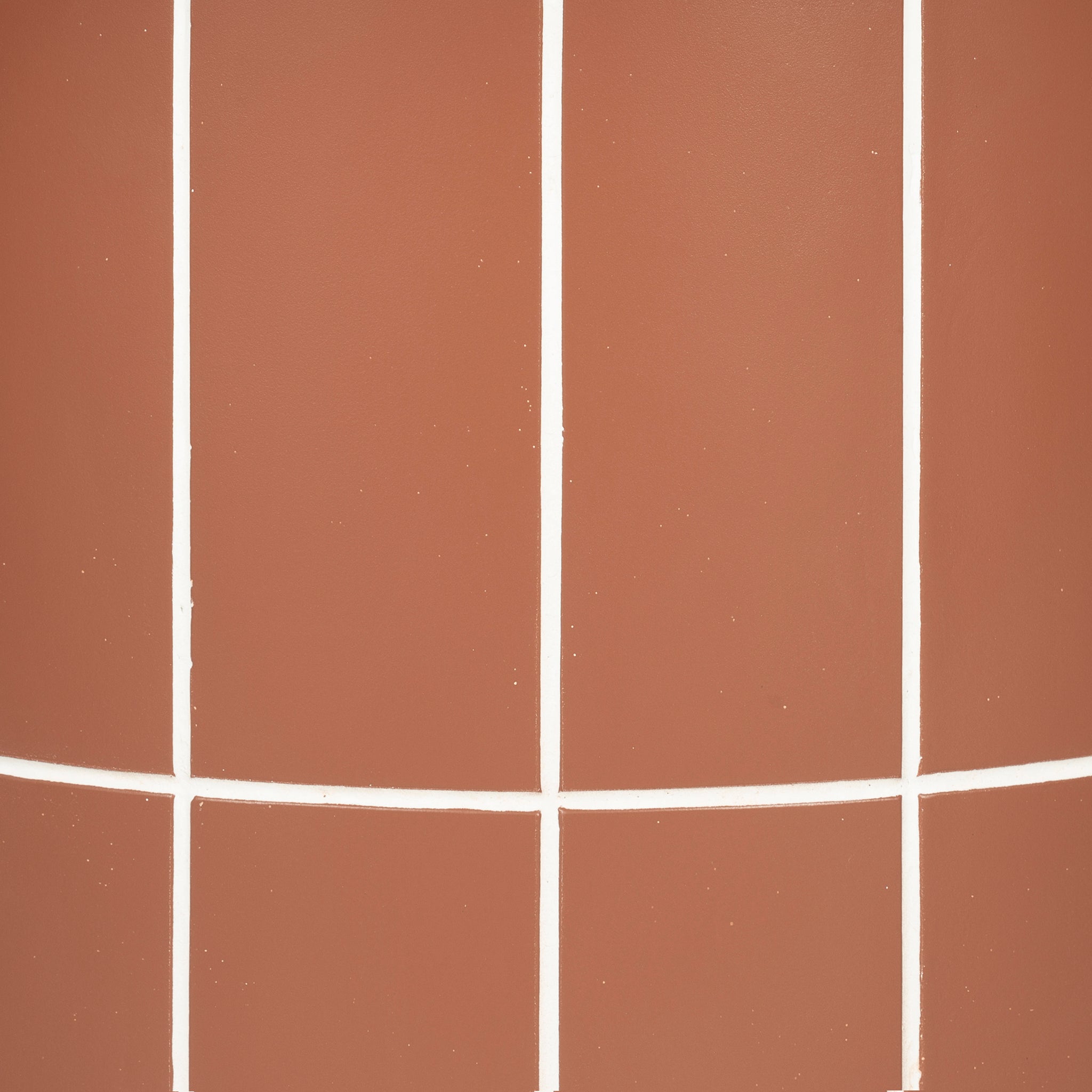 1.4m Concrete Round Siena Dining Table - Terracotta